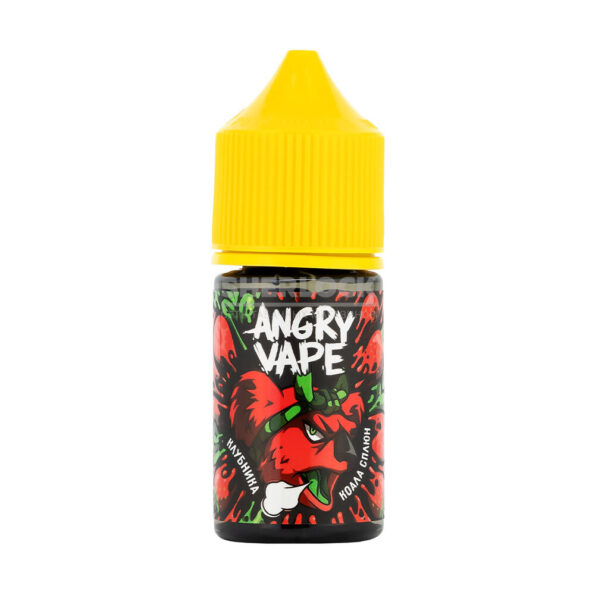 Жидкость Angry Vape Salt 30 мл 2% (20 мг/мл)  Коала Сплюн (Клубника)