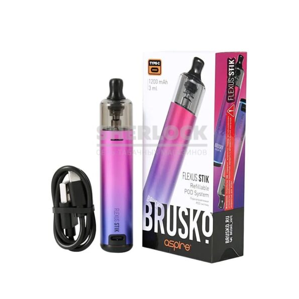 POD-система BRUSKO FLEXUS STIK (Фуксия)