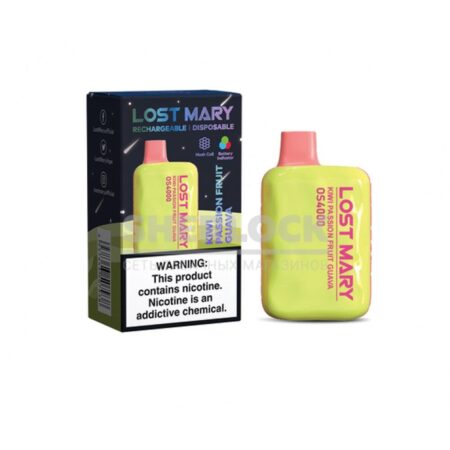 Электронная сигарета LOST MARY OS4000 Kiwi Passion Fruit Guava (Киви Маракуйя Гуава)