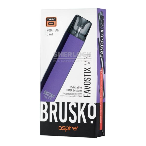 POD-система BRUSKO FAVOSTIX MINI (Фиолетовый)