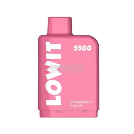 Картридж Elf Bar Lowit 5500 Strawberry Yogurt (Клубничный йогурт)