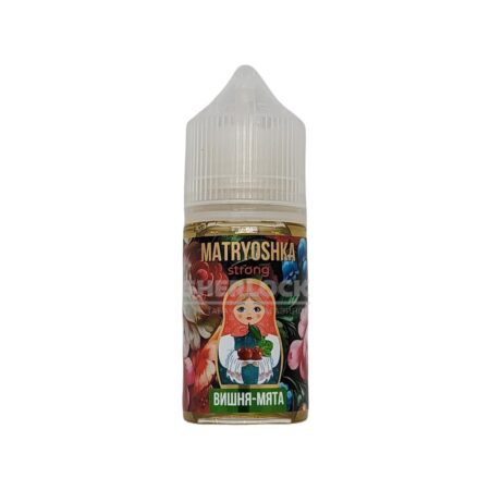 Жидкость Matryoshka Salt 30 мл 2% (20 мг/мл) Strong (Вишня-мята)