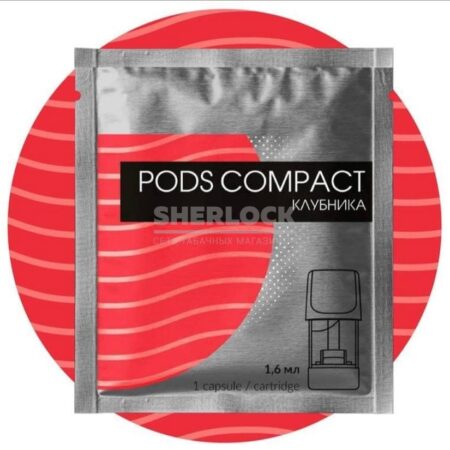 Капсула  Pods Compact для Logic 1,5% Клубника