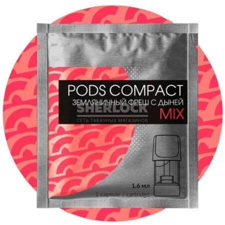 Капсула   Pods Compact для Logic 1,5 % Земляничный фреш микс