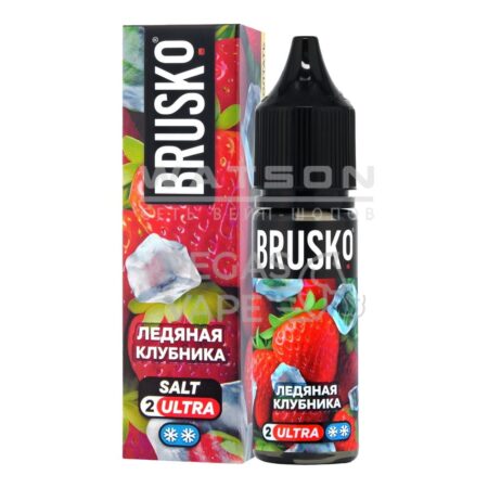 Жидкость Brusko Chubby Salt Strong (Ледяная клубника) 35 мл 2% (20 мг/мл) Strong