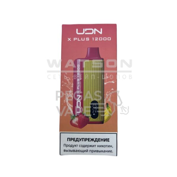 Электронная сигарета UDN X PLUS 12000 (Клубника банан)