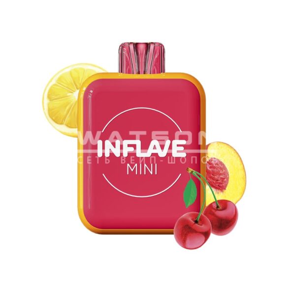 Электронная сигарета INFLAVE MINI 1000 Cherry Peach Lemon (Вишня Персик Лимон)