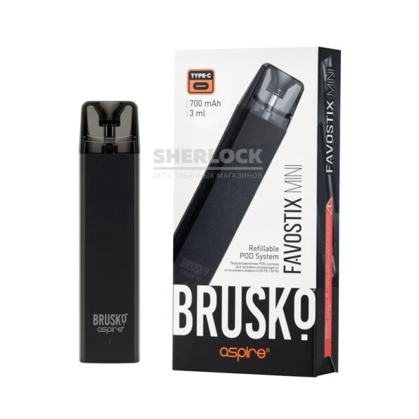 POD-система BRUSKO FAVOSTIX MINI (Черный)