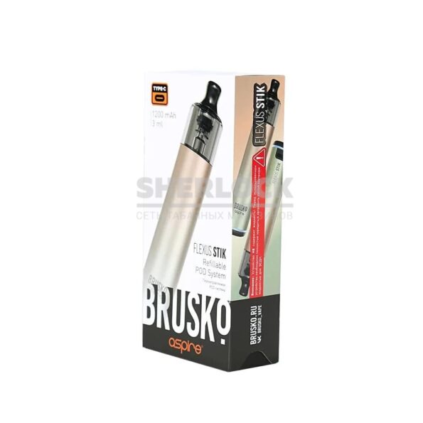 POD-система BRUSKO FLEXUS STIK (Розово-зеленый градиент)