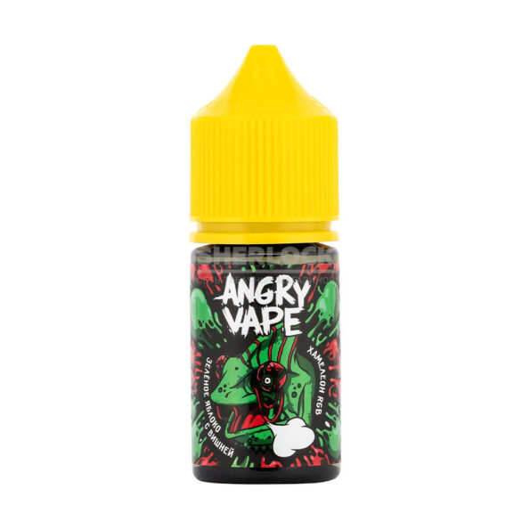 Жидкость Angry Vape Salt 30 мл 2% (20 мг/мл)  Хамелеон RGB (Зеленое яблоко Вишня)