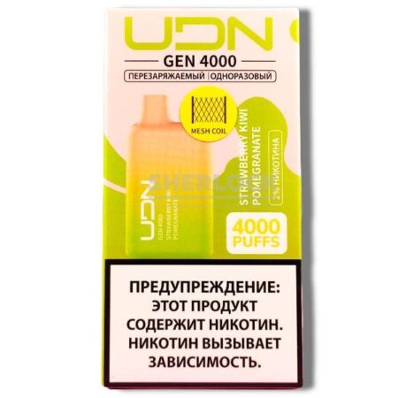 UDN GEN 4000 Strawberry Kiwi Pomegranate (Клубника Киви Гранат)