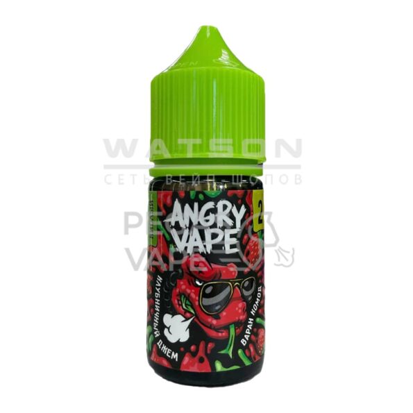 Жидкость Angry Vape Salt Варан Комод  (Клубничный джем) 30 мл 2% (20 мг/мл)