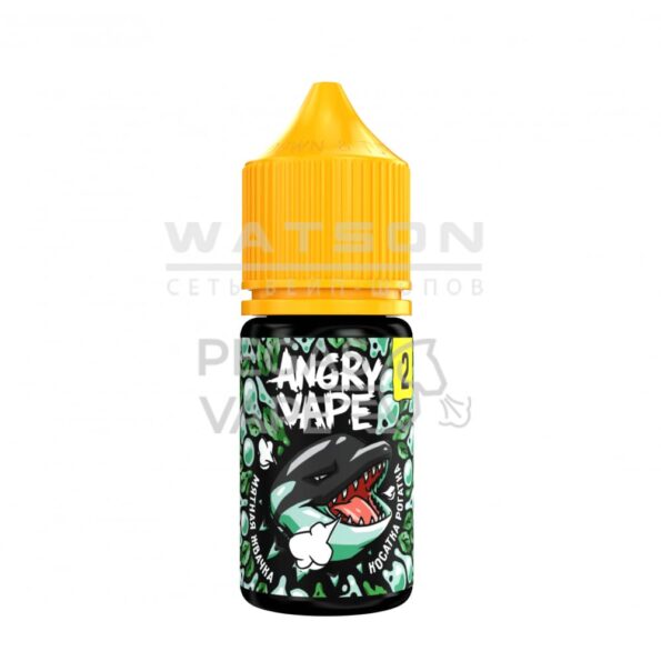 Жидкость Angry Vape Salt Касатка Рогатка (Мятная жвачка) 30 мл 2% (20 мг/мл)