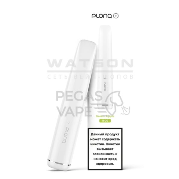 PLONQ PLUS 1500 Зеленое яблоко