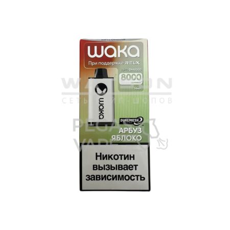 Электронная сигарета WAKA soPRO DM 8000  Watermelon Apple (Арбуз яблоко)