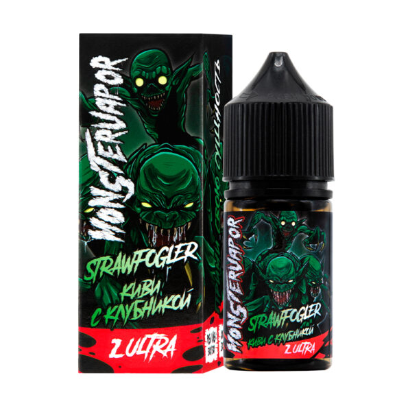 Жидкость MONSTERVAPOR ULTRA STRAWFOGLER (Киви с клубникой) 30 мл 2% (20 мг/мл) Strong