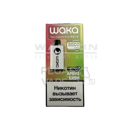 Электронная сигарета WAKA soPRO DM 8000  Watermelon Kiwi (Арбуз киви)