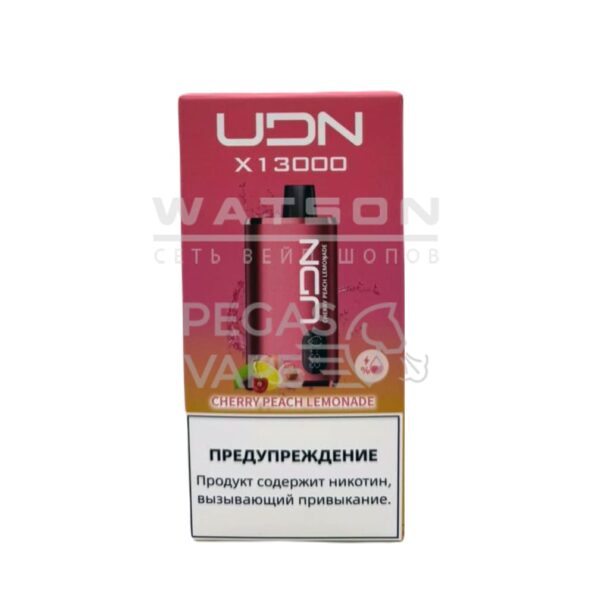 Электронная сигарета UDN BAR X 13000  (Вишневый персиковый лимонад)