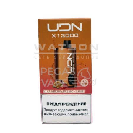 Электронная сигарета UDN BAR X 13000  (Клубника маракуйя)