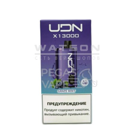 Электронная сигарета UDN BAR X 13000  (Мятный виноград)