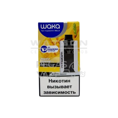 Электронная сигарета WAKA SoPro PA 10000 Mango Peach  (Манго персик)