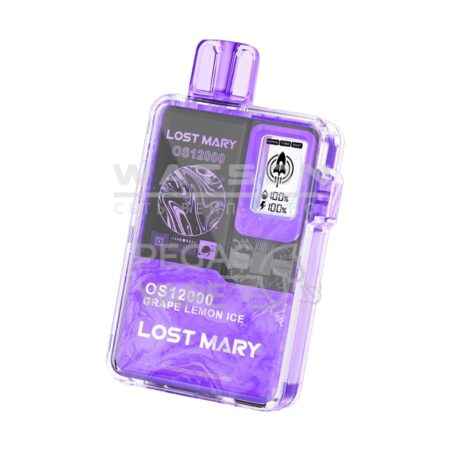 Электронная сигарета LOST MARY OS 12000 (Виноград лимон лед)