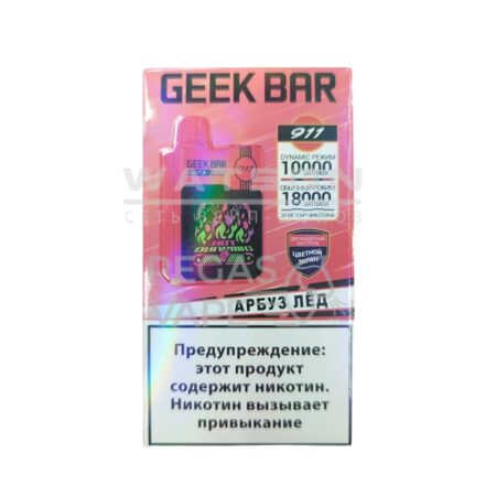 Электронная сигарета GEEKBAR 911 18000 (Арбуз лёд)