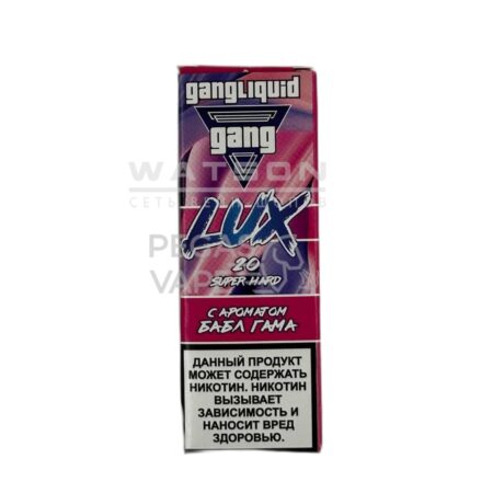 Жидкость GANG LUX SUPER HARD (Бабл гам) 30 мл 2% (20 мг/мл) Strong