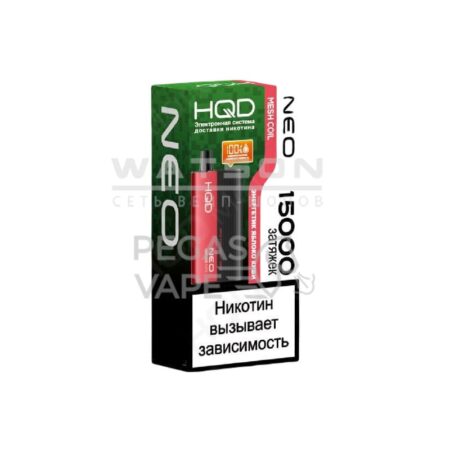 Электронная сигарета HQD NEO 15000 (Энергетик яблоко киви)