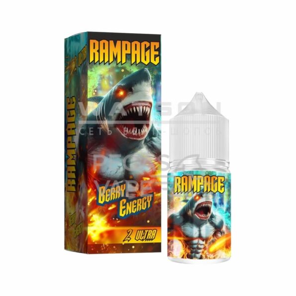 Жидкость RAMPAGE Ultra 2 Berry Energy (Ягодный энергетик) 30 мл 2% (20 мг/мл) Strong