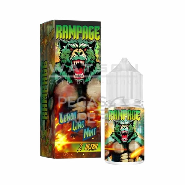 Жидкость RAMPAGE Ultra 2 Lemon Lime Mint (Лимон Лайм Мята) 30 мл 2% (20 мг/мл) Strong