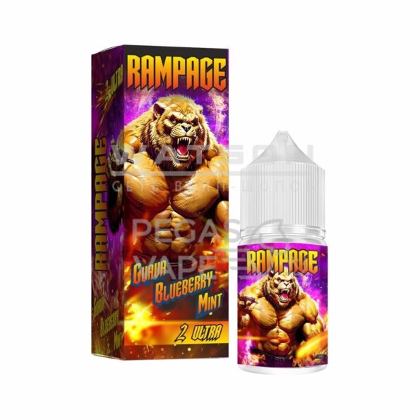 Жидкость RAMPAGE Ultra 2 Guava Blueberry Mint (Гуава Черника Мята) 30 мл 2% (20 мг/мл) Strong