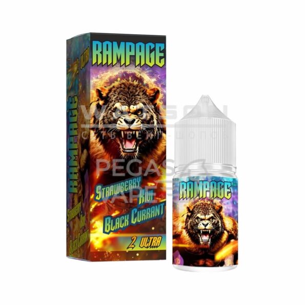 Жидкость RAMPAGE Ultra 2 Strawberry Kiwi Black Currant (Клубника Киви Черная Смородина) 30 мл 2% (20 мг/мл) Strong