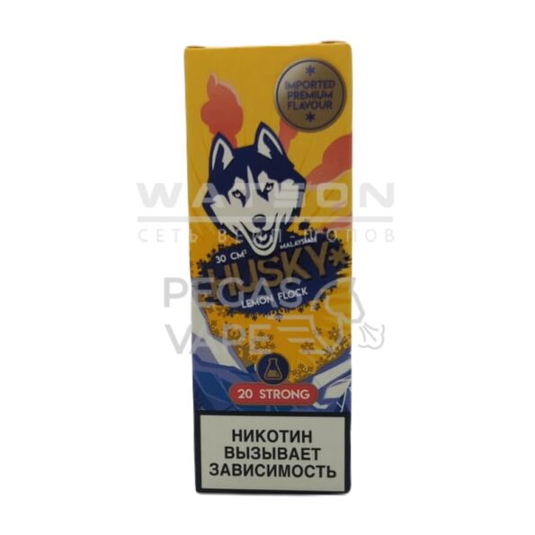 Жидкость Husky Malaysian Salt Strong Series LEMON FLOCK (Цитрус) 30 мл 2% (20 мг/мл) Strong