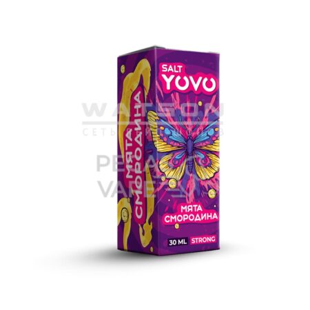 Жидкость YOVO Salt Strong (Смородина мята) 30 мл 2% (20 мг/мл) Strong