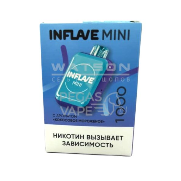 Электронная сигарета INFLAVE MINI 1000 Кокосовое мороженое