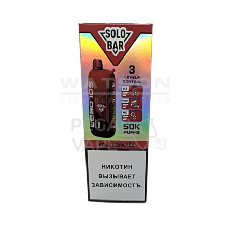 Электронная сигарета SOLOBAR 50000 (Кола лед)