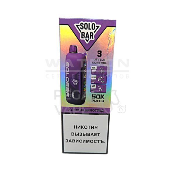 Электронная сигарета SOLOBAR 50000 (Клюква виноград)