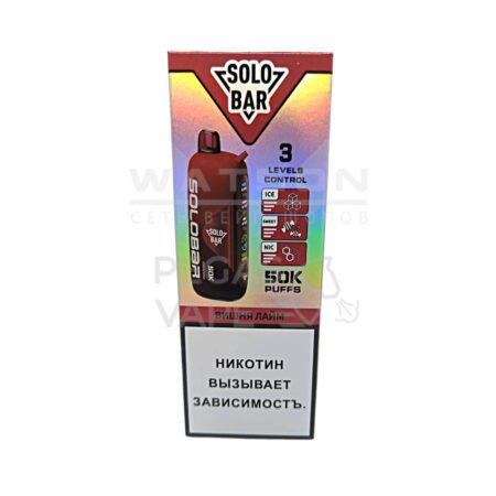 Электронная сигарета SOLOBAR 50000 (Вишня лайм)
