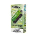 Электронная сигарета DUALL BAR 12000 (Кислое яблоко Киви)