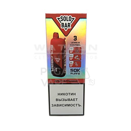 Электронная сигарета SOLOBAR 50000 (Арбуз клубника)