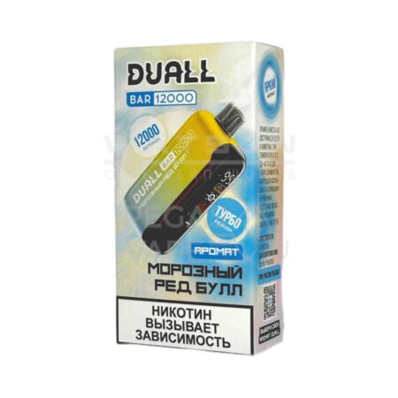 Электронная сигарета DUALL BAR 12000 (Морозный Ред Булл)