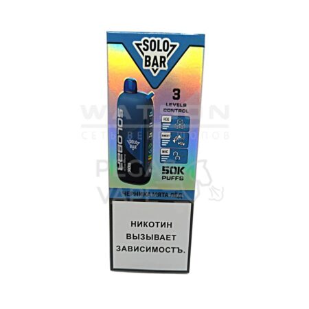 Электронная сигарета SOLOBAR 50000 (Черника мята лед)