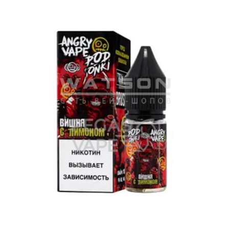 Жидкость ANGRY VAPE x PODONKI (Вишня Лимон) 30 мл 2% (20 мг/мл)