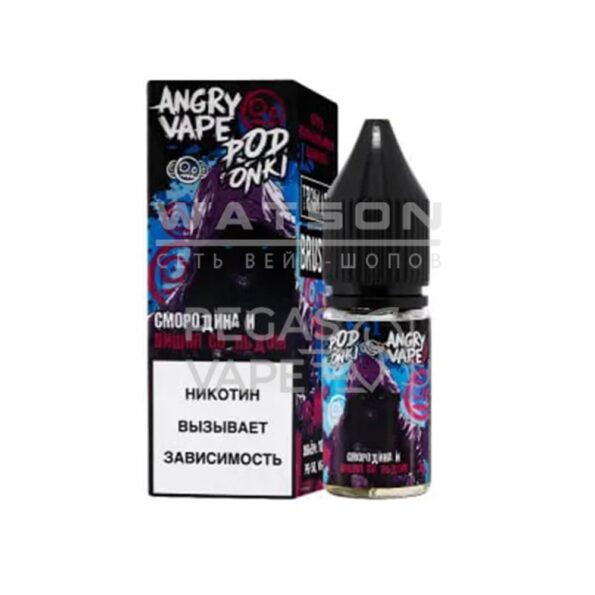 Жидкость ANGRY VAPE x PODONKI (Смородина Вишня Лед) 30 мл 2% (20 мг/мл)