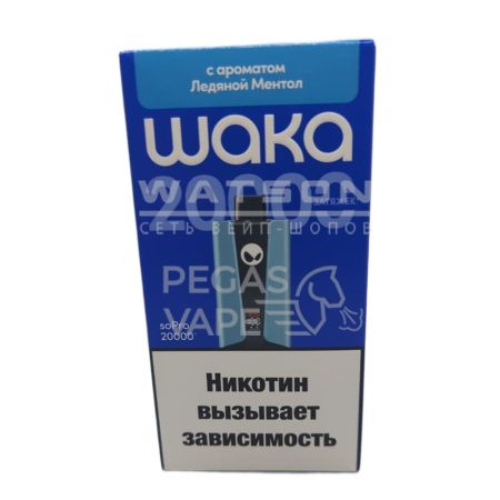 Электронная сигарета WAKA soPRO 20000 (Ледяной ментол)
