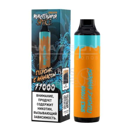 Электронная сигарета MONSTERVAPOR SPACE 11000 (Персик с ананасом)
