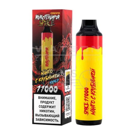 Электронная сигарета MONSTERVAPOR SPACE 11000 (Манго с клубникой)