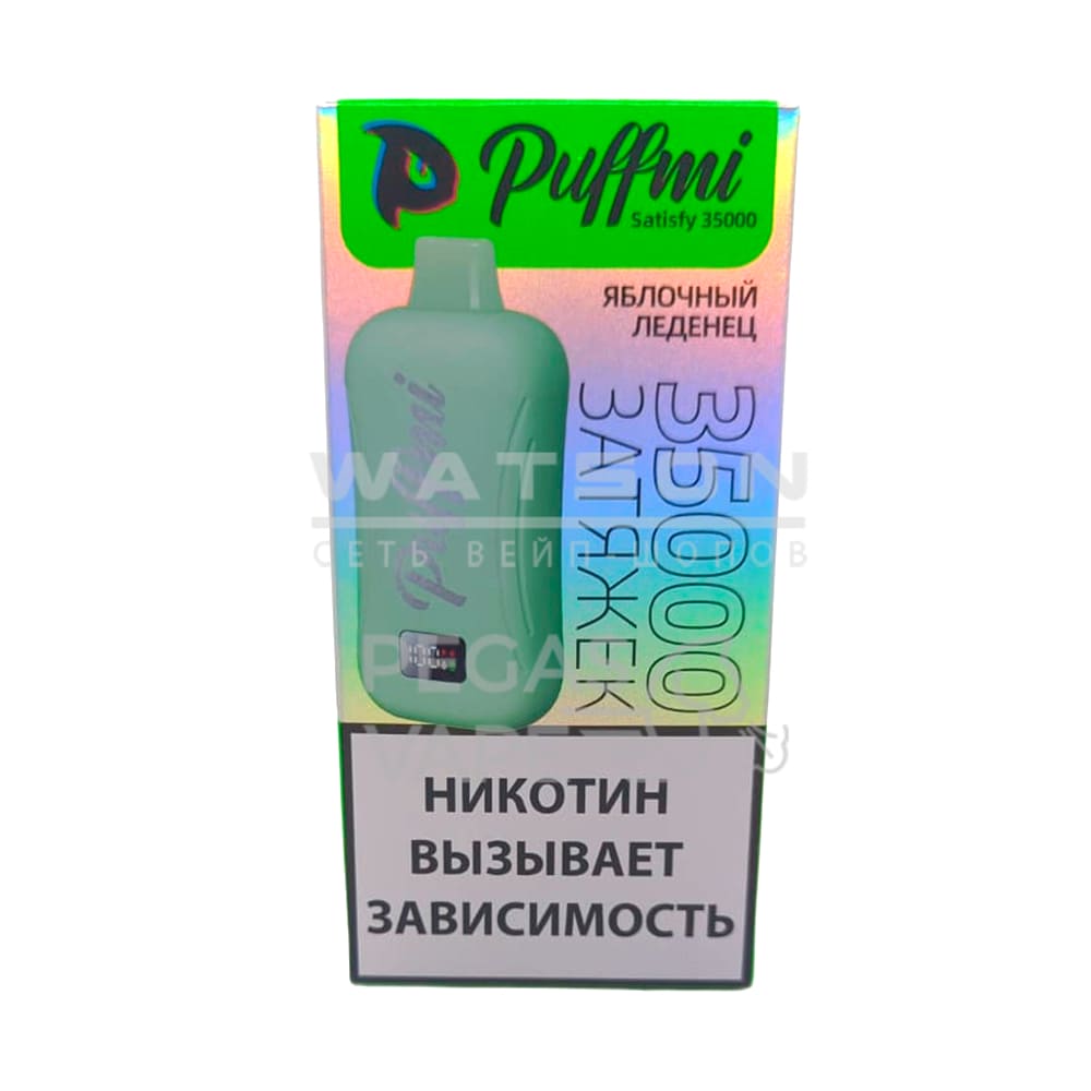 Электронная сигарета PuffMi Satisfy 35000 (Яблочный леденец) Электронная сигарета PuffMi Satisfy 35000 (Яблочный леденец)