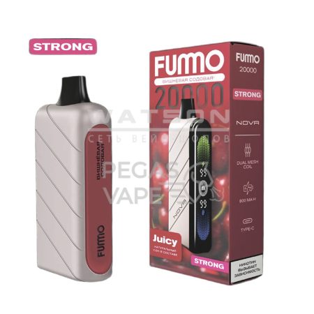 Электронная сигарета Fummo NOVA 20000 Strong (Вишневая Содовая)